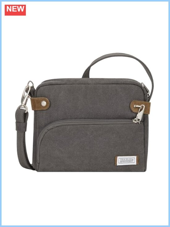 Handbags - Anti-Theft Crossbody Bag Cotton Canvas Suede Travel Purse